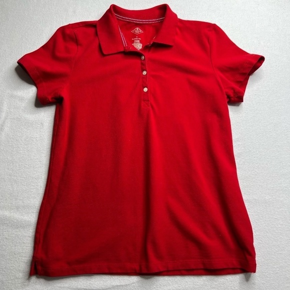 St.‎ John Bay Classic Womens Red Polo Size M - Picture 1 of 6